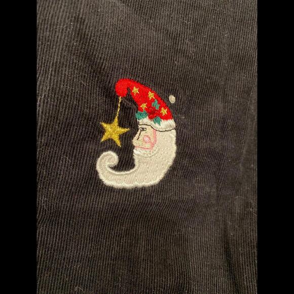 Christmas ugly button up collared short the quacker factory extra large xl - Picture 1 of 3